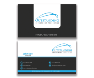 Design de Carte de Visite par ankurvats pour Outstanding Investment Properties, Ltd | Design : #11746064
