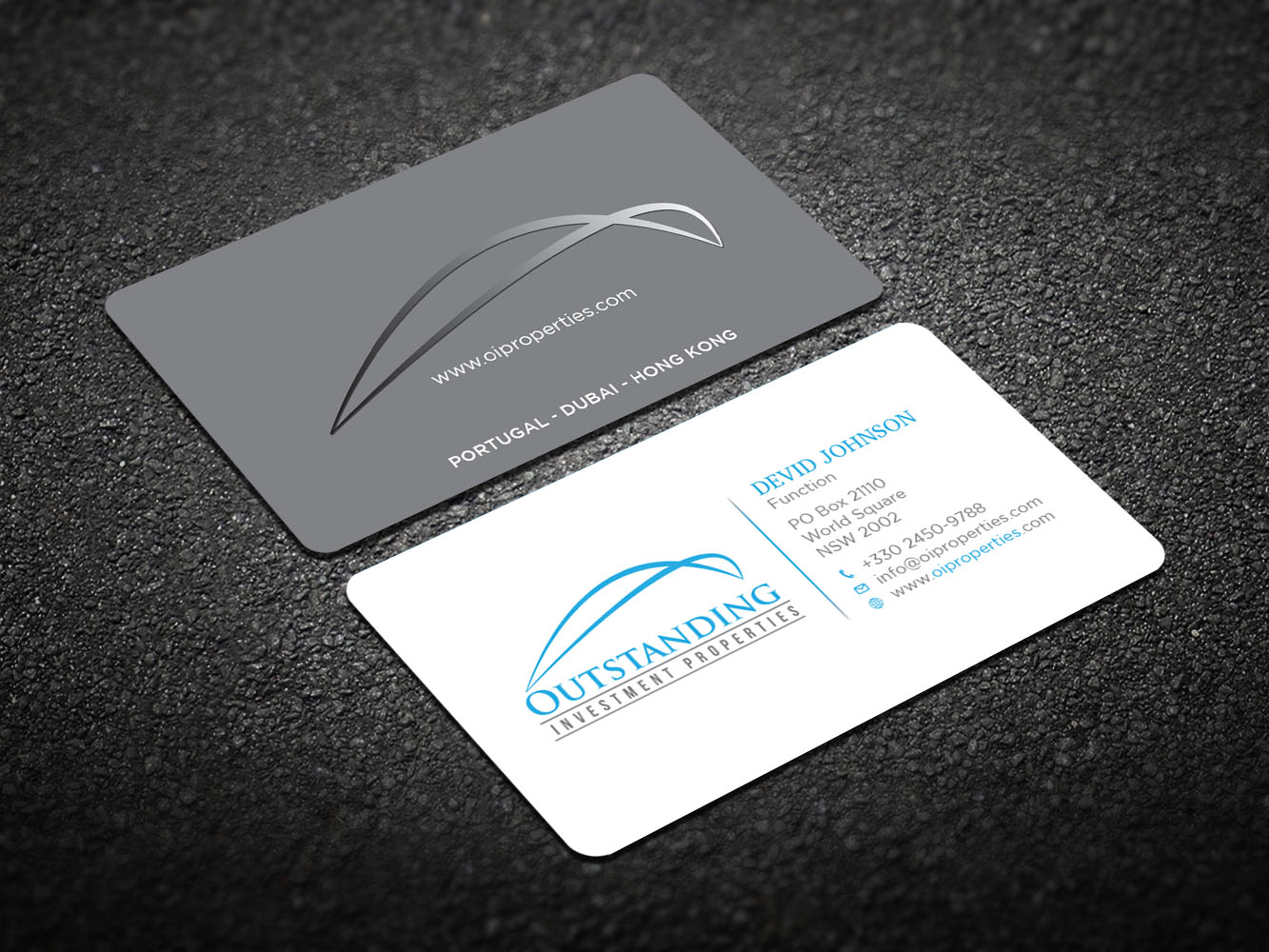 Business Card Design by Verified artistry (Design garden) for Outstanding Investment Properties, Ltd | Design #11738816
