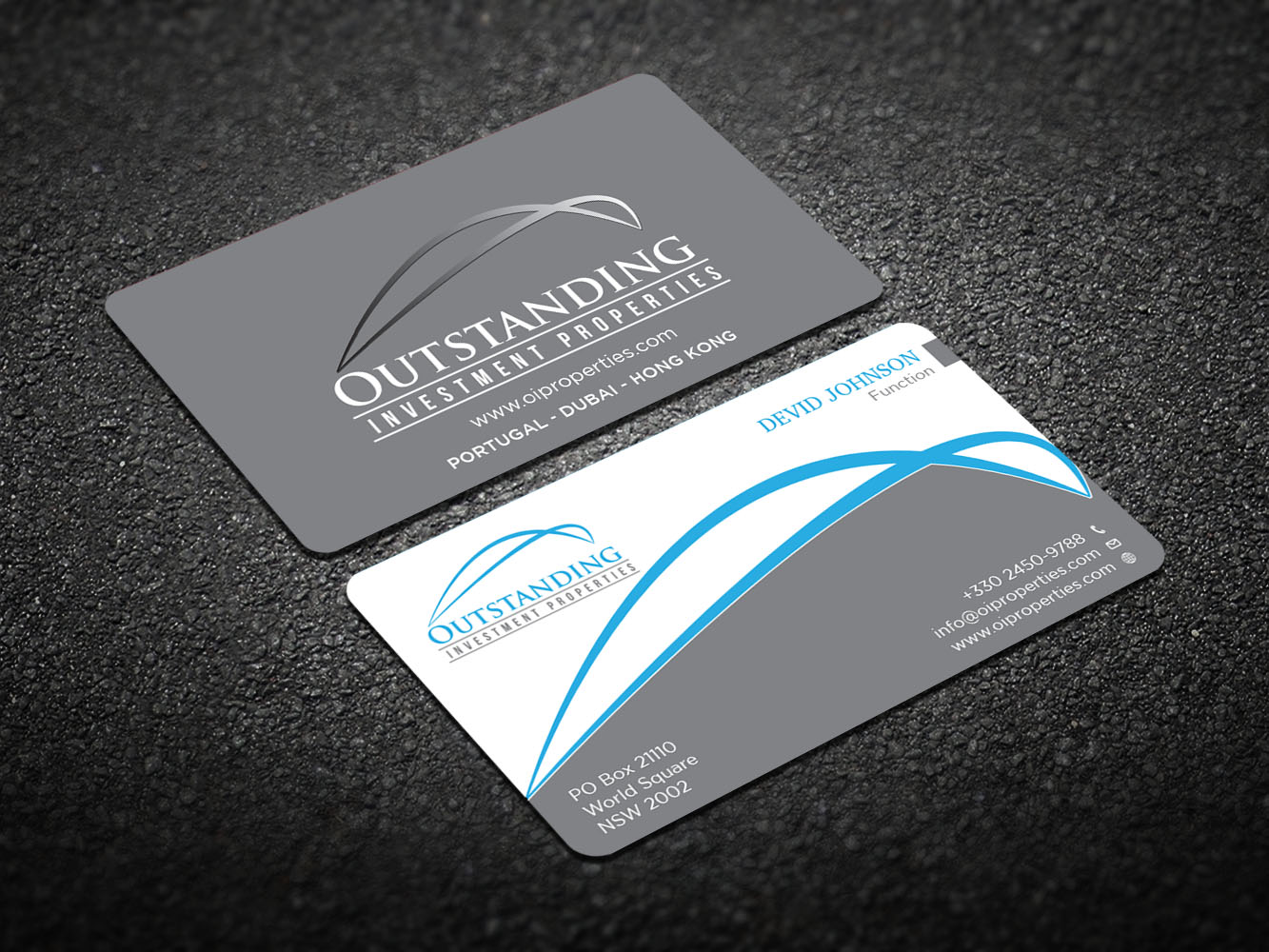 Business Card Design by Verified artistry (Design garden) for Outstanding Investment Properties, Ltd | Design #11738818