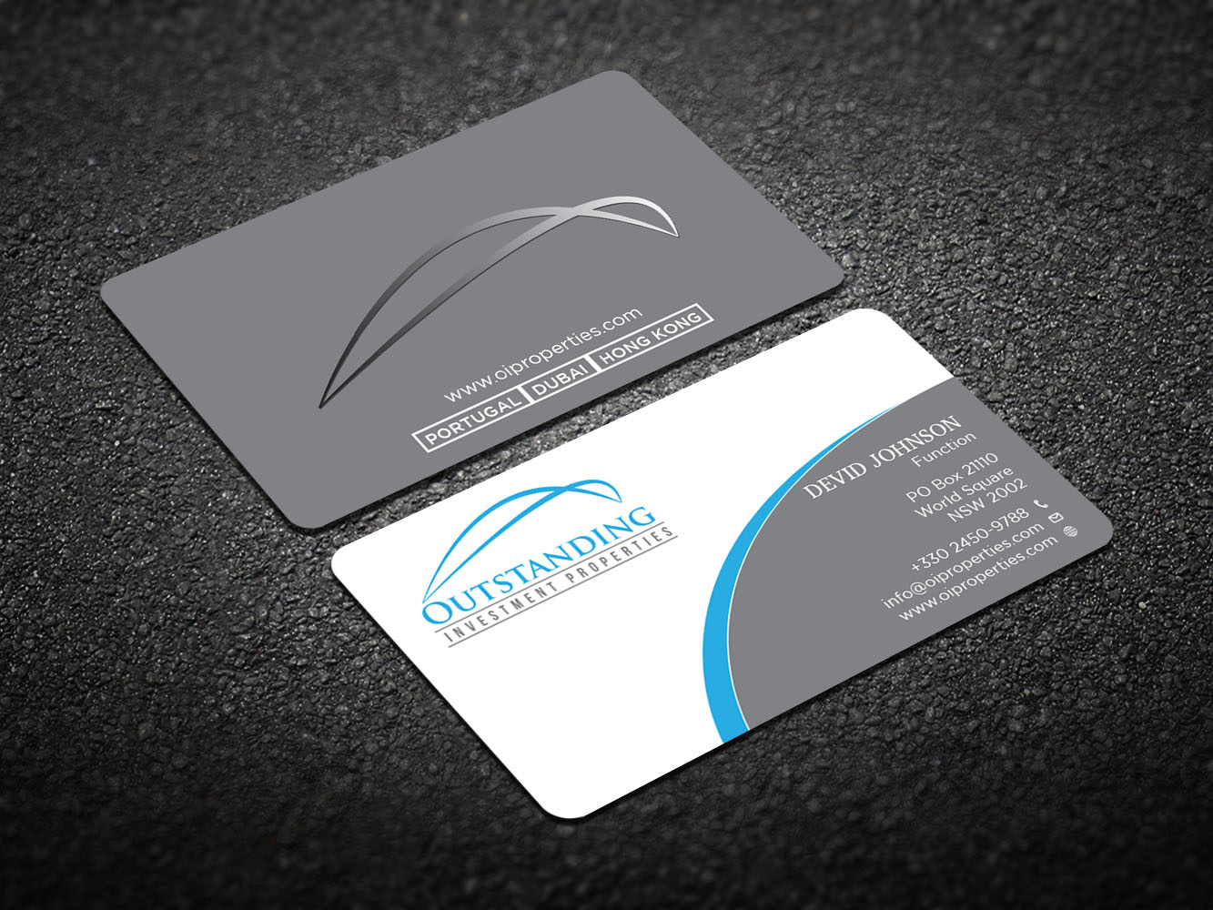 Business Card Design by Verified artistry (Design garden) for Outstanding Investment Properties, Ltd | Design #11738822