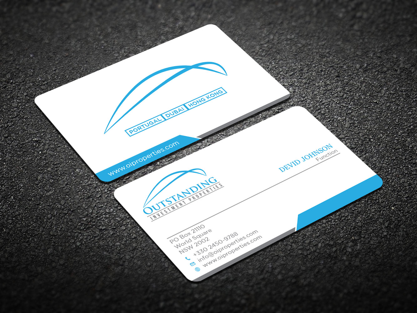 Business Card Design by Verified artistry (Design garden) for Outstanding Investment Properties, Ltd | Design #11738824