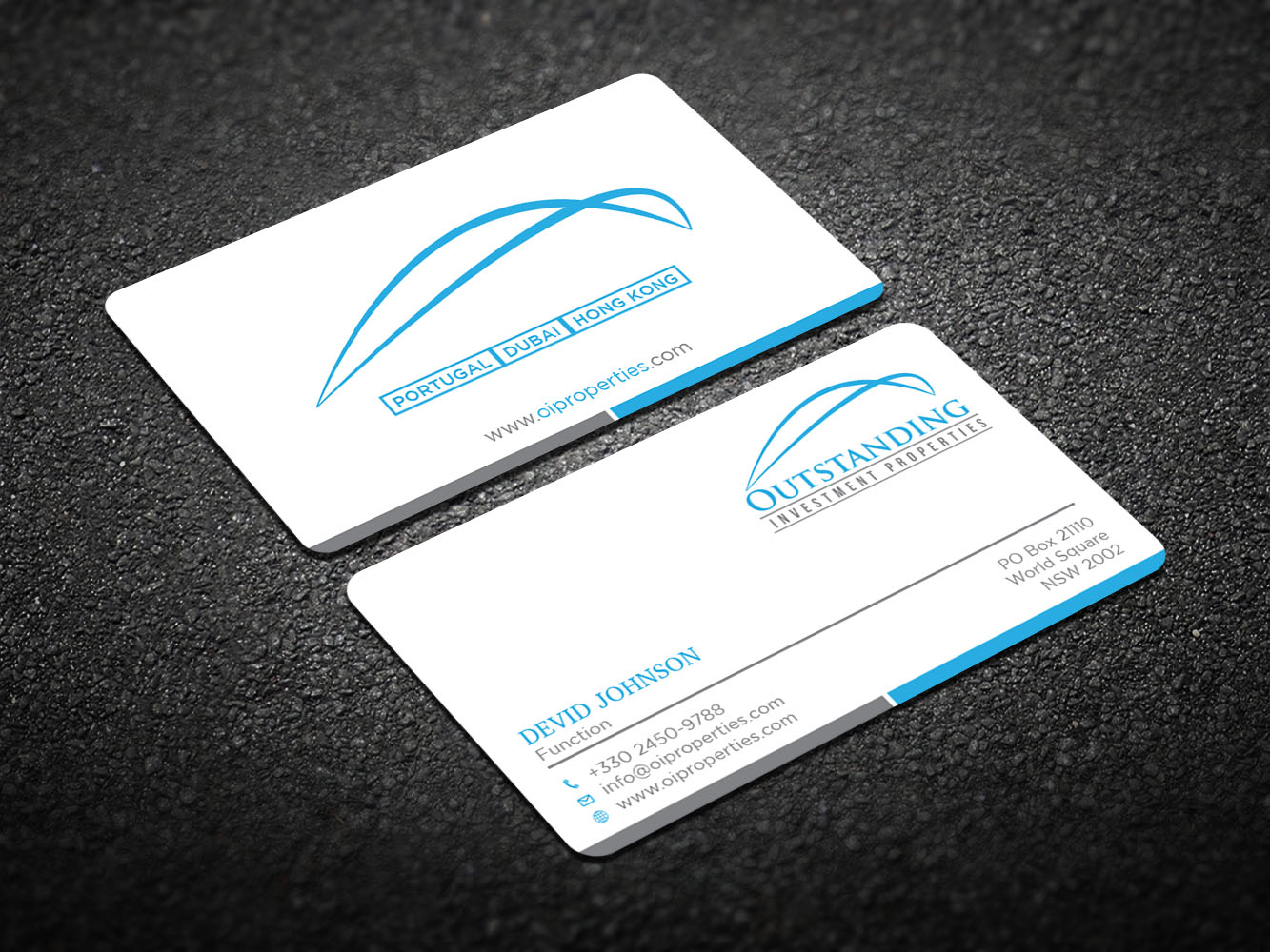 Business Card Design by Verified artistry (Design garden) for Outstanding Investment Properties, Ltd | Design #11738831