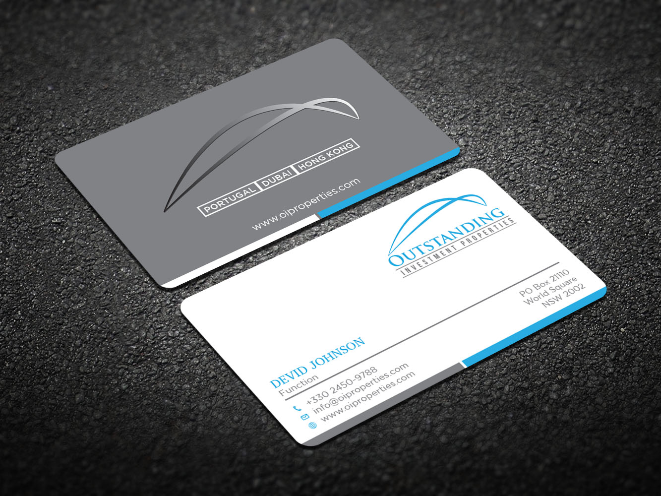 Business Card Design by Verified artistry (Design garden) for Outstanding Investment Properties, Ltd | Design #11738832