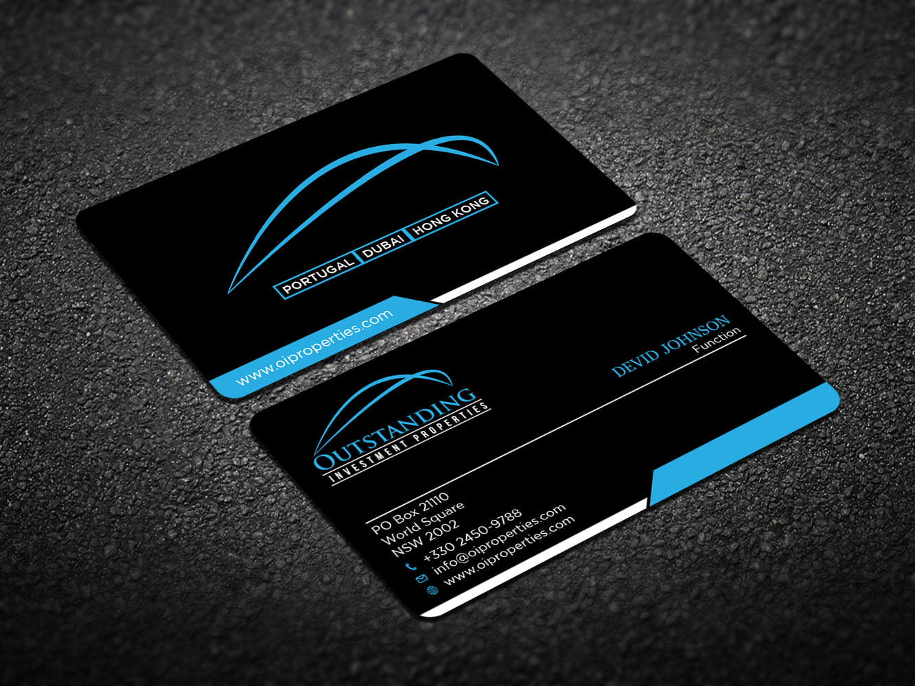 Business Card Design by Verified artistry (Design garden) for Outstanding Investment Properties, Ltd | Design #11738833