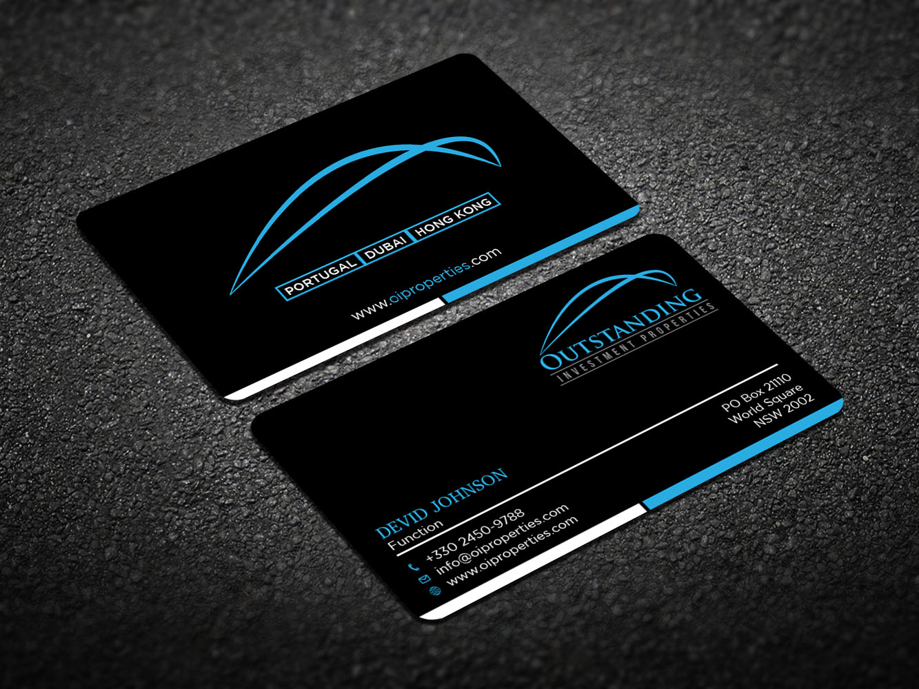 Business Card Design by Verified artistry (Design garden) for Outstanding Investment Properties, Ltd | Design #11738834