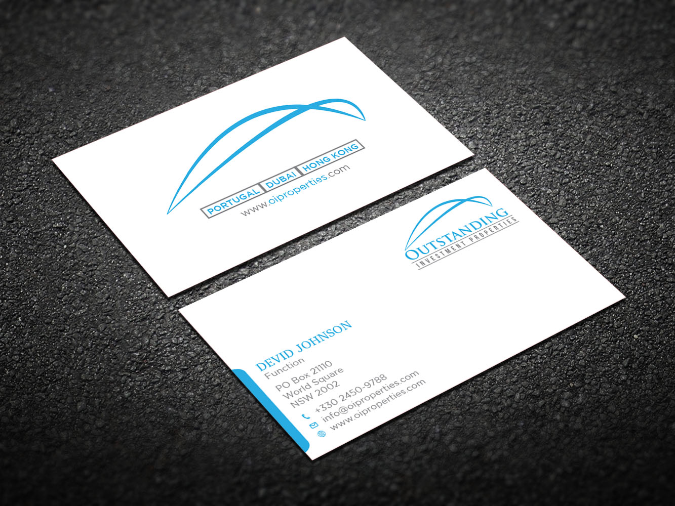 Business Card Design by Verified artistry (Design garden) for Outstanding Investment Properties, Ltd | Design #11738835