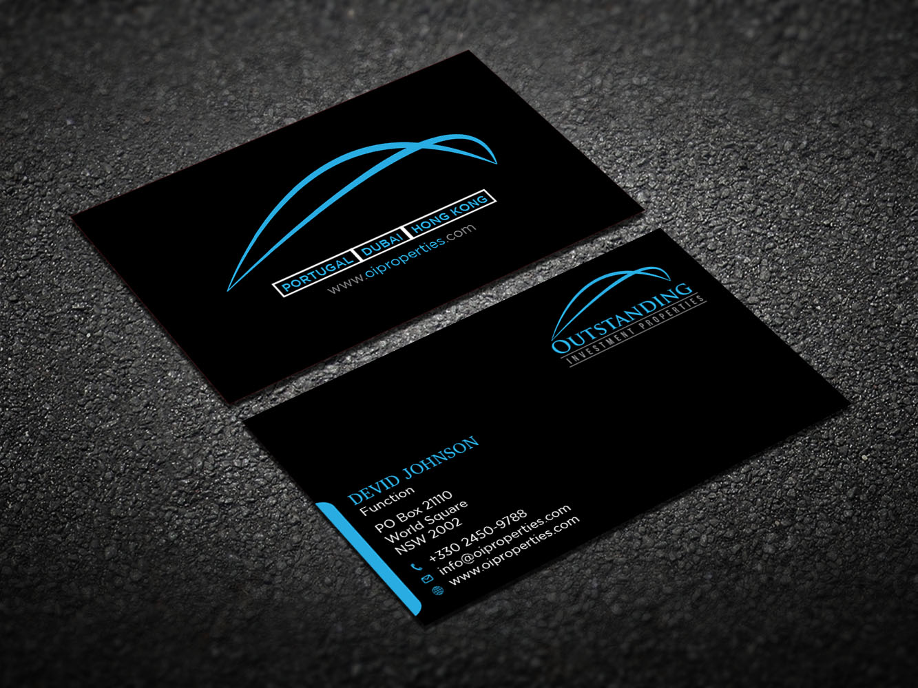 Business Card Design by Verified artistry (Design garden) for Outstanding Investment Properties, Ltd | Design #11738837