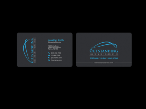 Visitenkarten-Design von Creations Box 2015 für Outstanding Investment Properties, Ltd | Design: #11750871