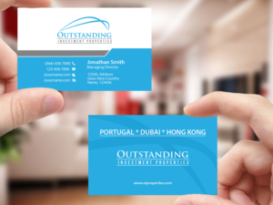 Business Card Design by Creations Box 2015 for Outstanding Investment Properties, Ltd | Design: #11750879