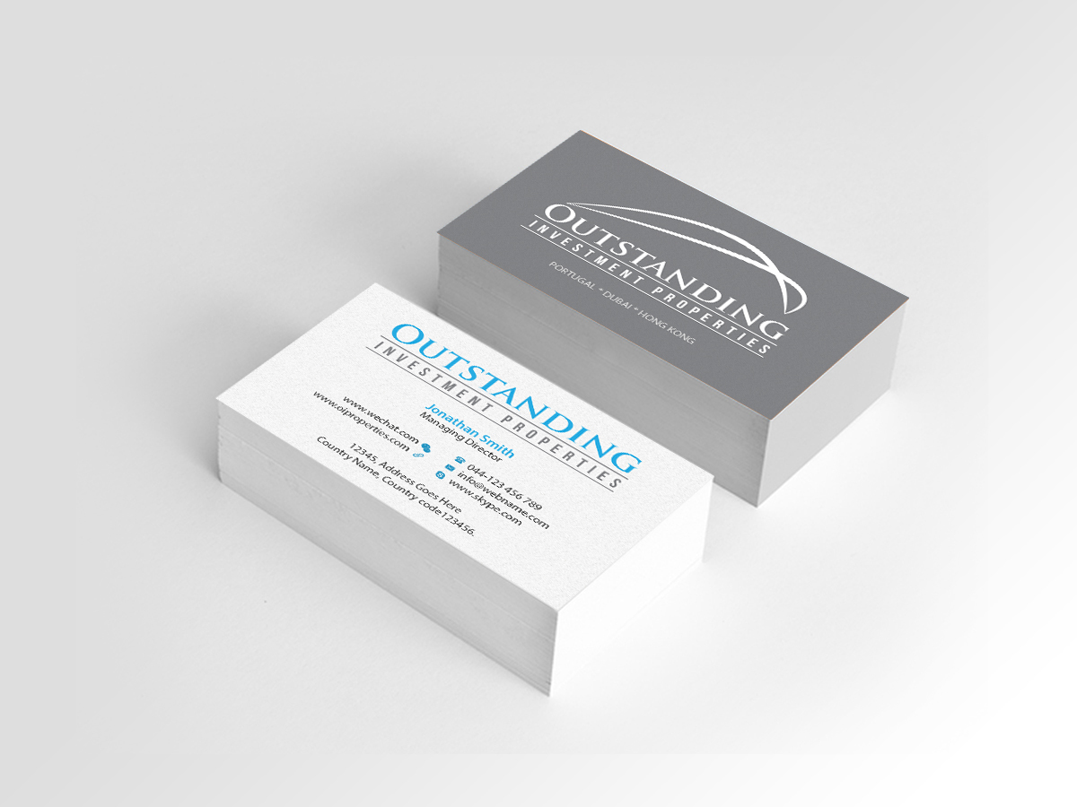 Business Card Design by Creations Box 2015 for Outstanding Investment Properties, Ltd | Design #11750886
