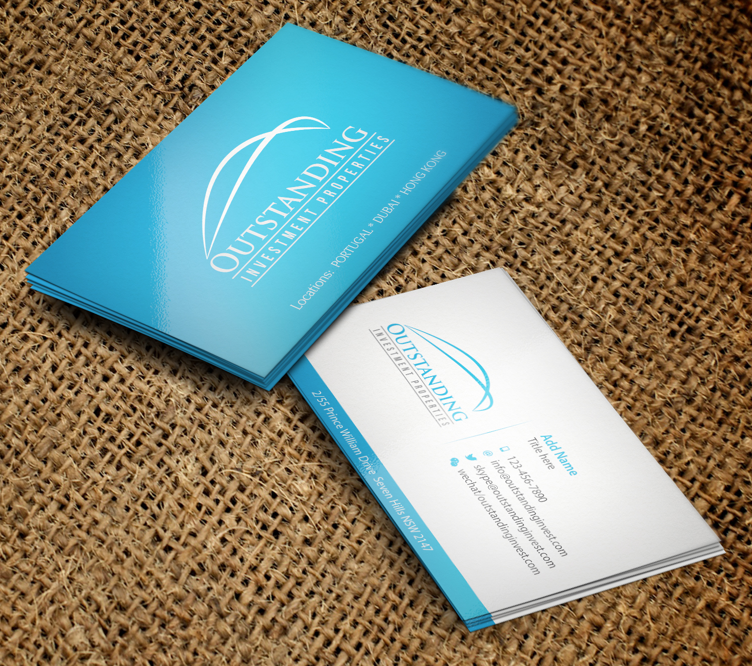 Business Card Design by PD Studios for Outstanding Investment Properties, Ltd | Design #11737573