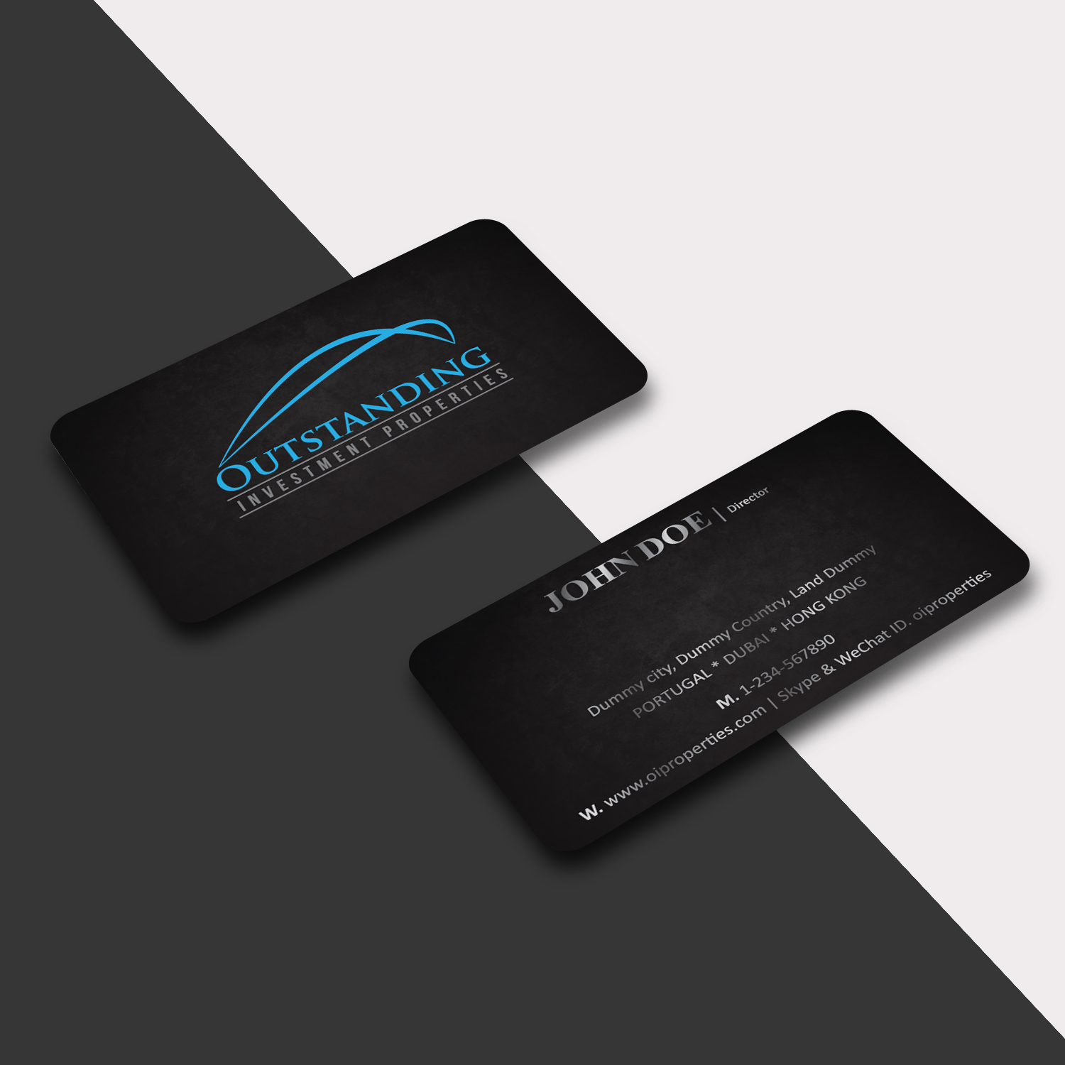 Business Card Design by Creative Jiniya for Outstanding Investment Properties, Ltd | Design #11758370
