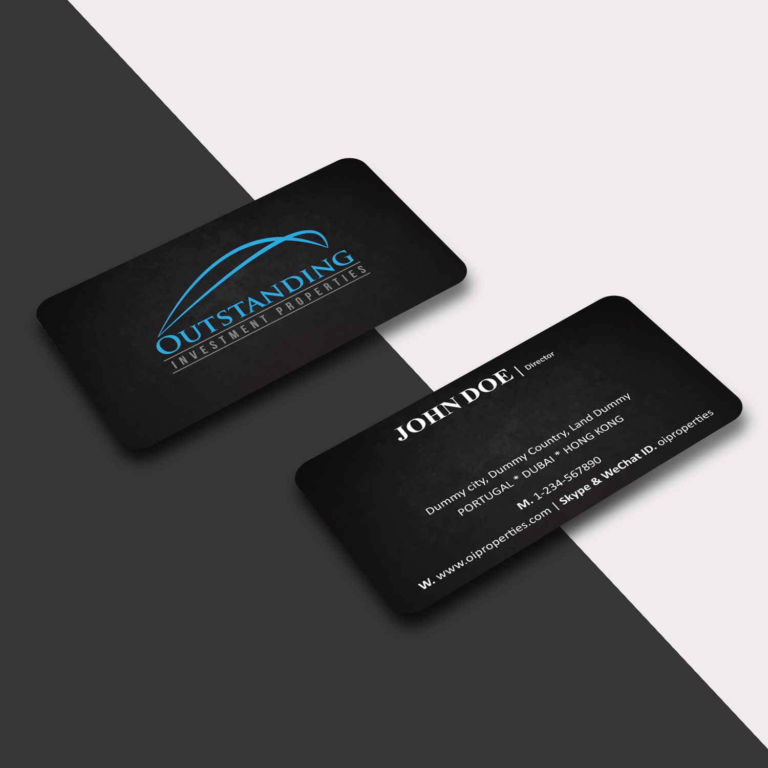 Business Card Design by Creative Jiniya for Outstanding Investment Properties, Ltd | Design #11758371