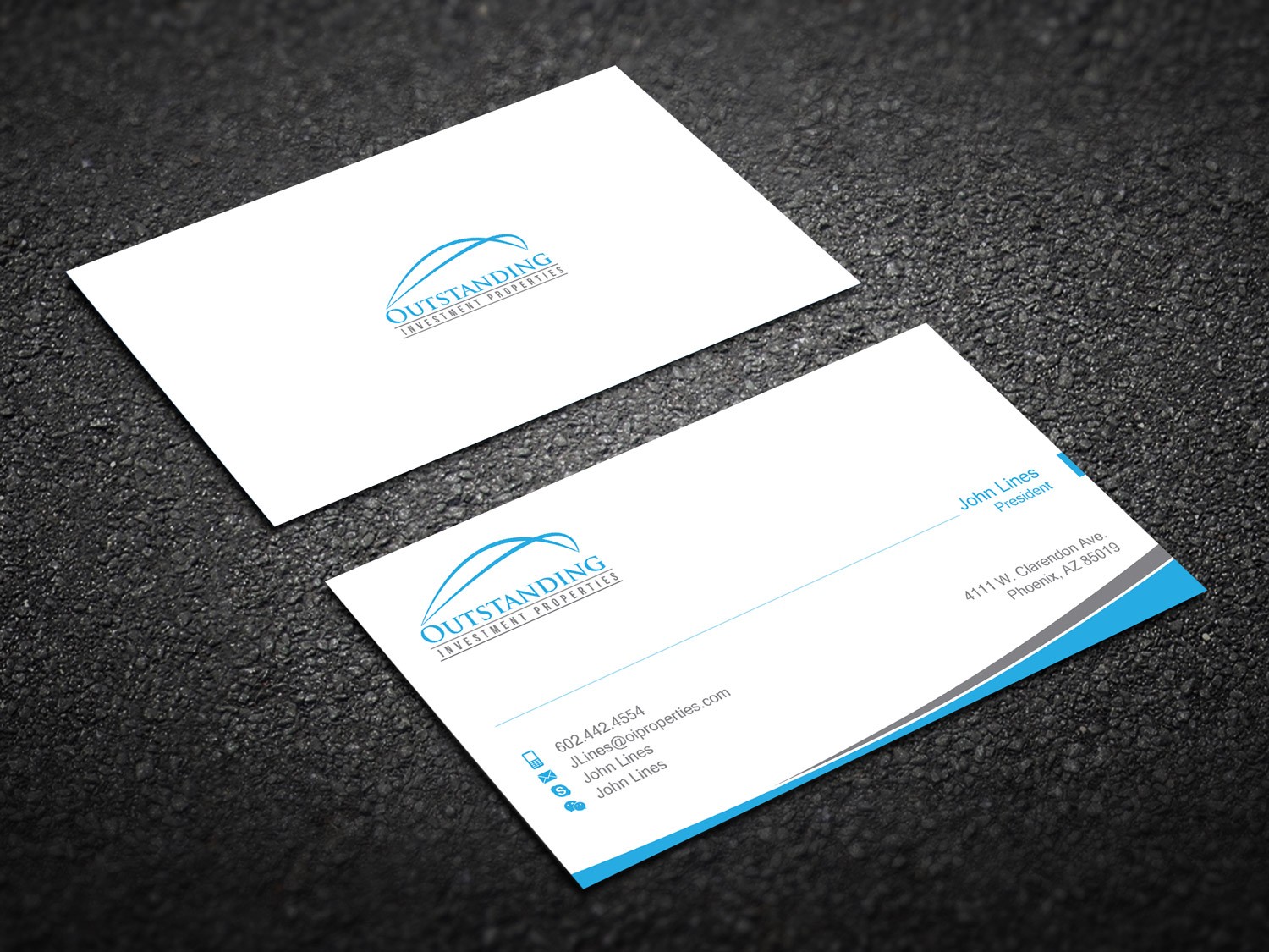 Design de Carte de Visite par Khaled Saifullah pour Outstanding Investment Properties, Ltd | Design #11745806