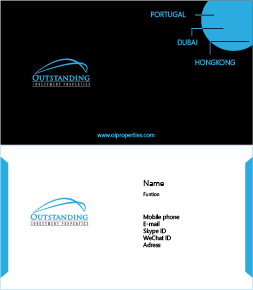 Business Card Design by GPSL for Outstanding Investment Properties, Ltd | Design #11744675