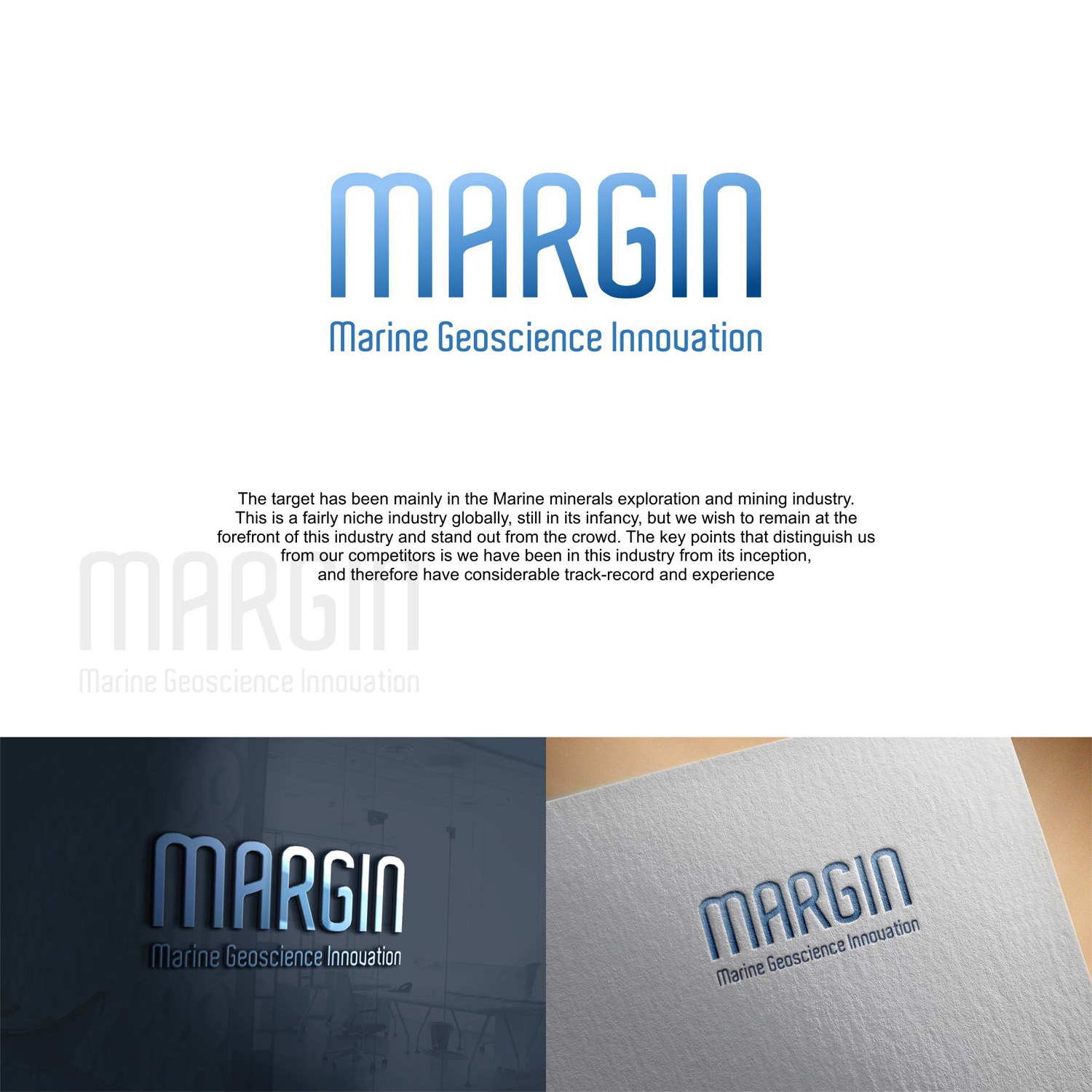 Logo Design by sina.oblik for MARGIN Marine Geoscience Innovation | Design #11757882