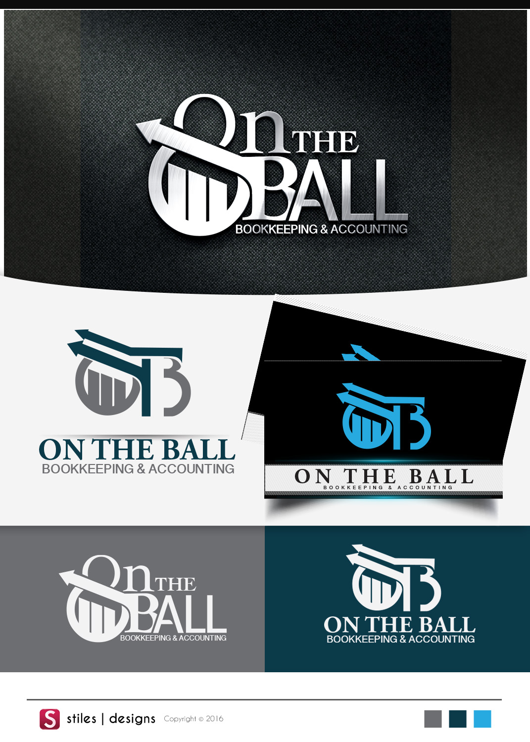 Logo-Design von stiles1414 für On The Ball Bookkeeping & Accounting | Design #11984059