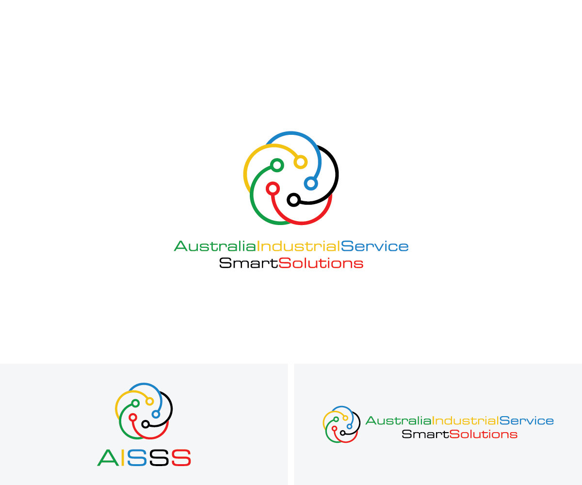 Logo Design by LogoGo for Australia Industrial Service Smart Solutions | Design #11756260