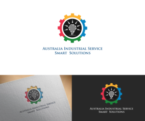Logo Design by Kirz for Australia Industrial Service Smart Solutions | Design #11805513