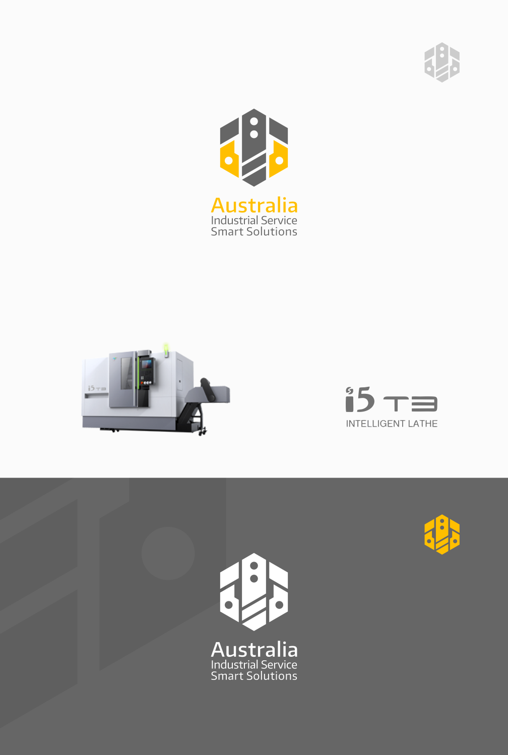 Logo-Design von Om Branding für Australia Industrial Service Smart Solutions | Design #11829426