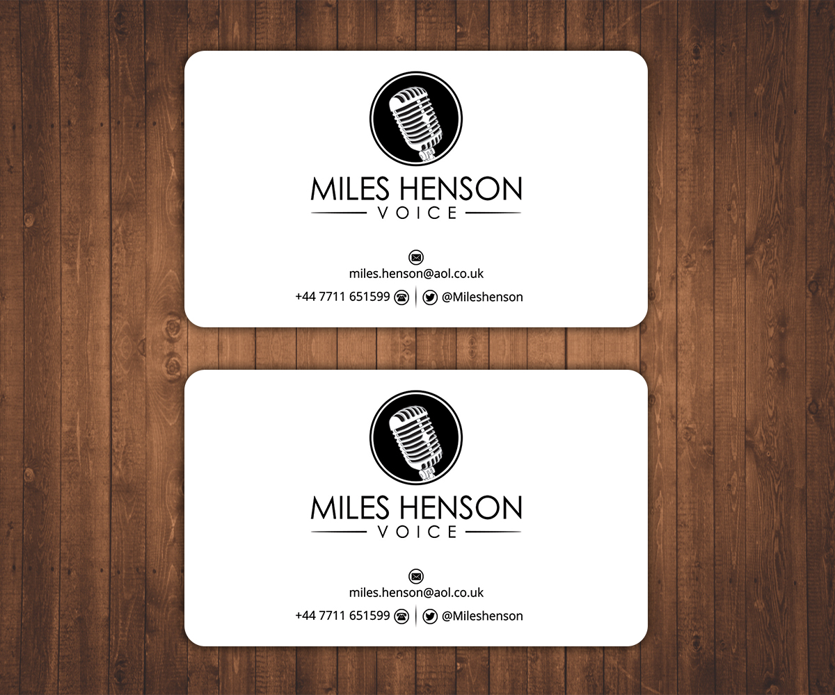 Visitenkarten-Design von Stylez Designz für MilesHenson | Design #11831220