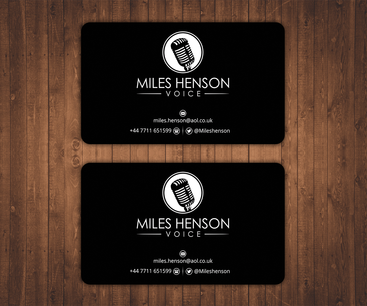 Visitenkarten-Design von Stylez Designz für MilesHenson | Design #11831221