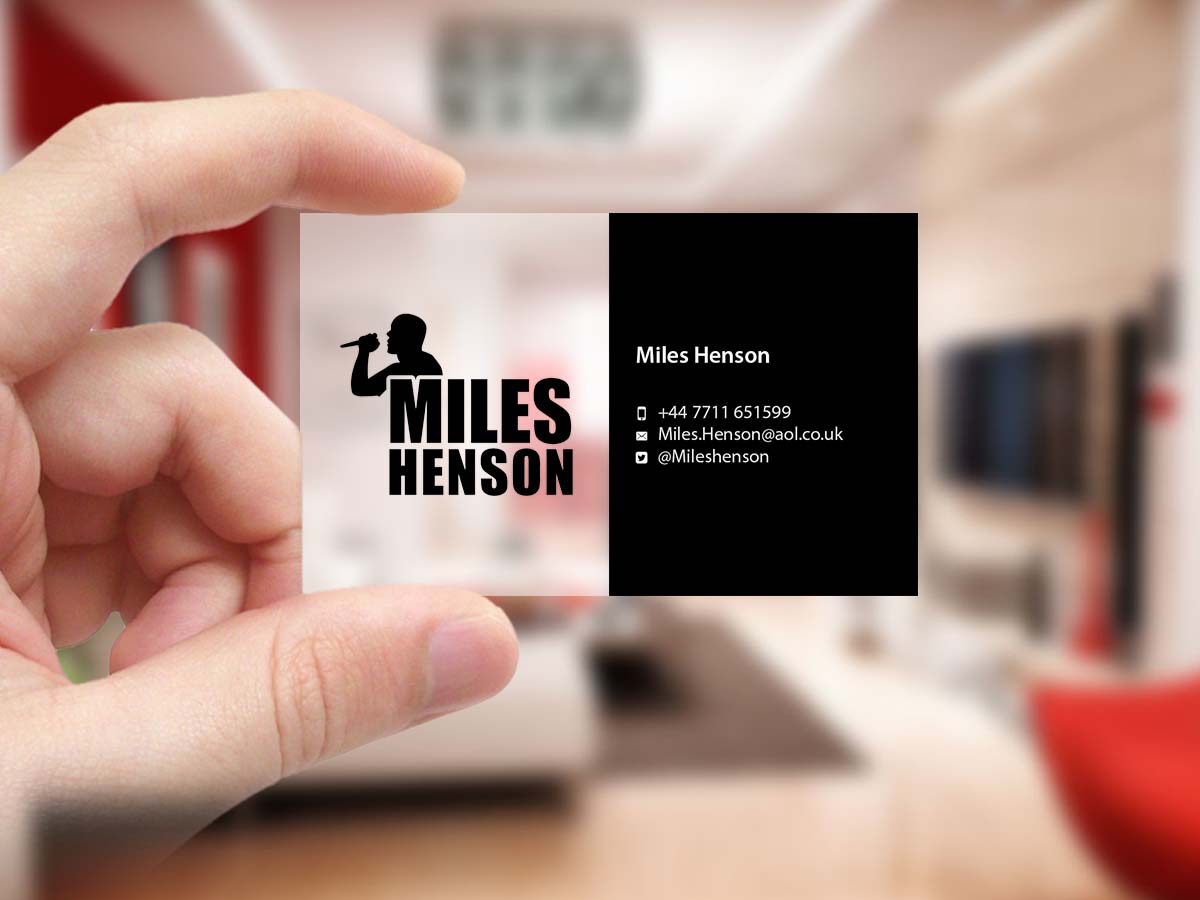 Diseño de Tarjeta de Presentación por Creations Box 2015 para MilesHenson | Diseño #11750959