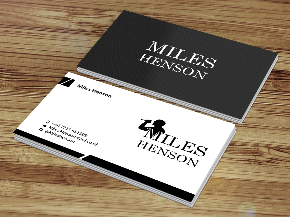 Diseño de Tarjeta de Presentación por Creations Box 2015 para MilesHenson | Diseño #11750962