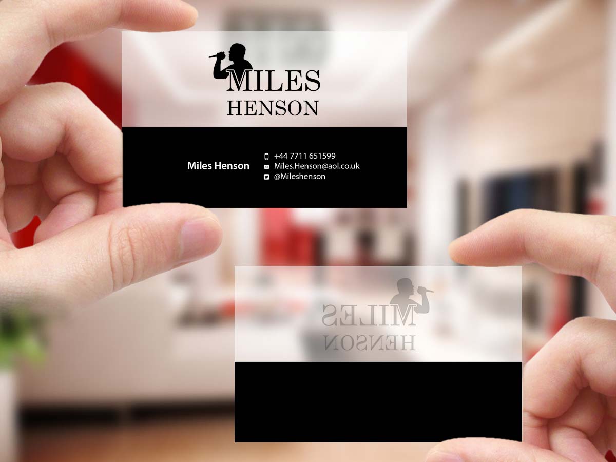 Diseño de Tarjeta de Presentación por Creations Box 2015 para MilesHenson | Diseño #11750965