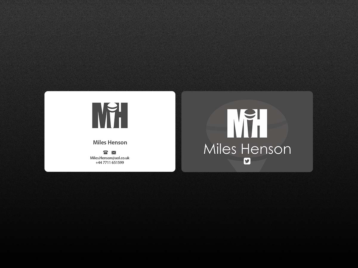 Diseño de Tarjeta de Presentación por Creations Box 2015 para MilesHenson | Diseño #11750972