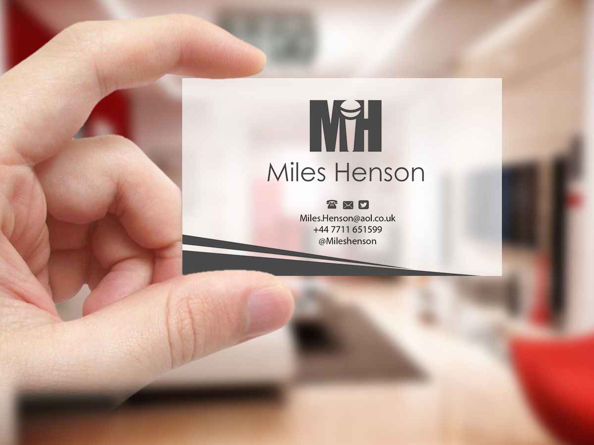 Diseño de Tarjeta de Presentación por Creations Box 2015 para MilesHenson | Diseño #11750973