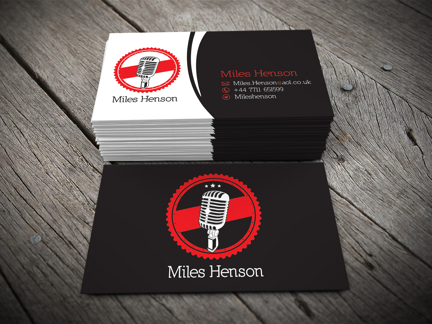 Visitenkarten-Design von alhemique1 für MilesHenson | Design #11792731