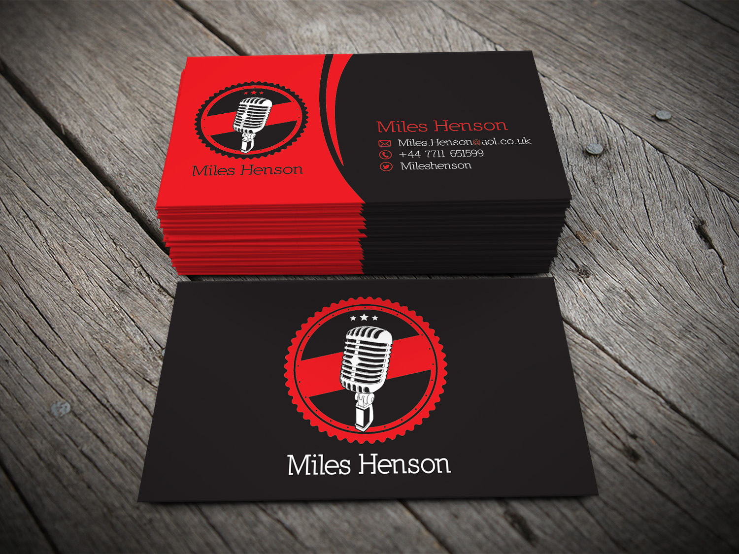 Visitenkarten-Design von alhemique1 für MilesHenson | Design #11792732