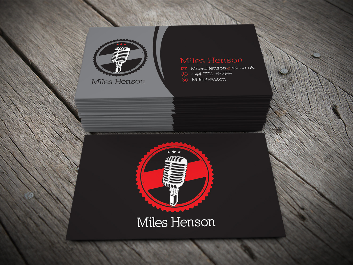 Visitenkarten-Design von alhemique1 für MilesHenson | Design #11792733