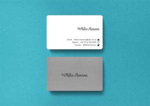Business Card Design by Bytes Creative for MilesHenson | Design #11744195