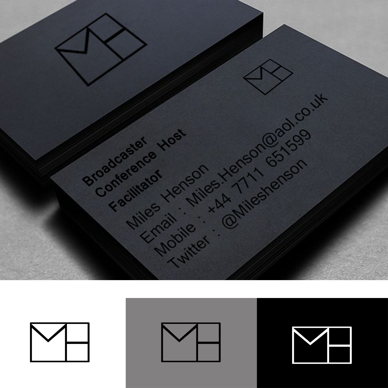 Business Card Design by Svetlana Tsarenok for MilesHenson | Design #11763178