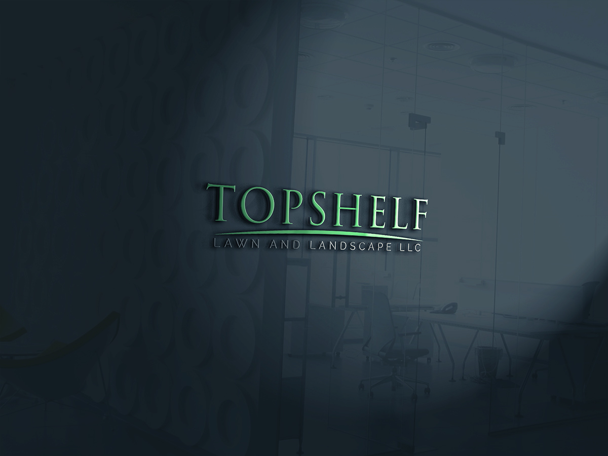 Logo Design by snowymasterdesigns for Top shelf lawn and landscape | Design #11783351