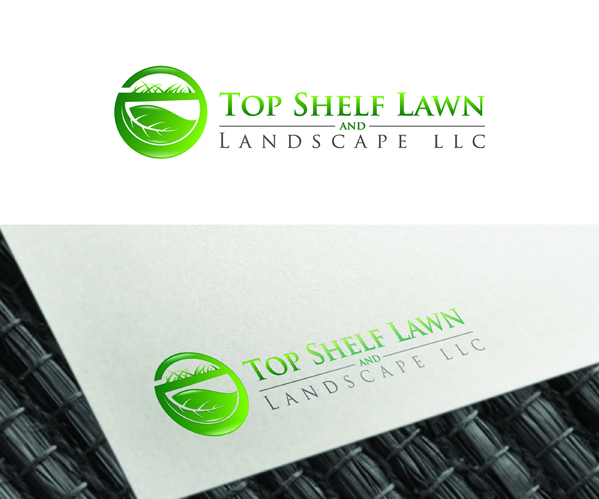 Logo Design by eMARK for Top shelf lawn and landscape | Design #11777333