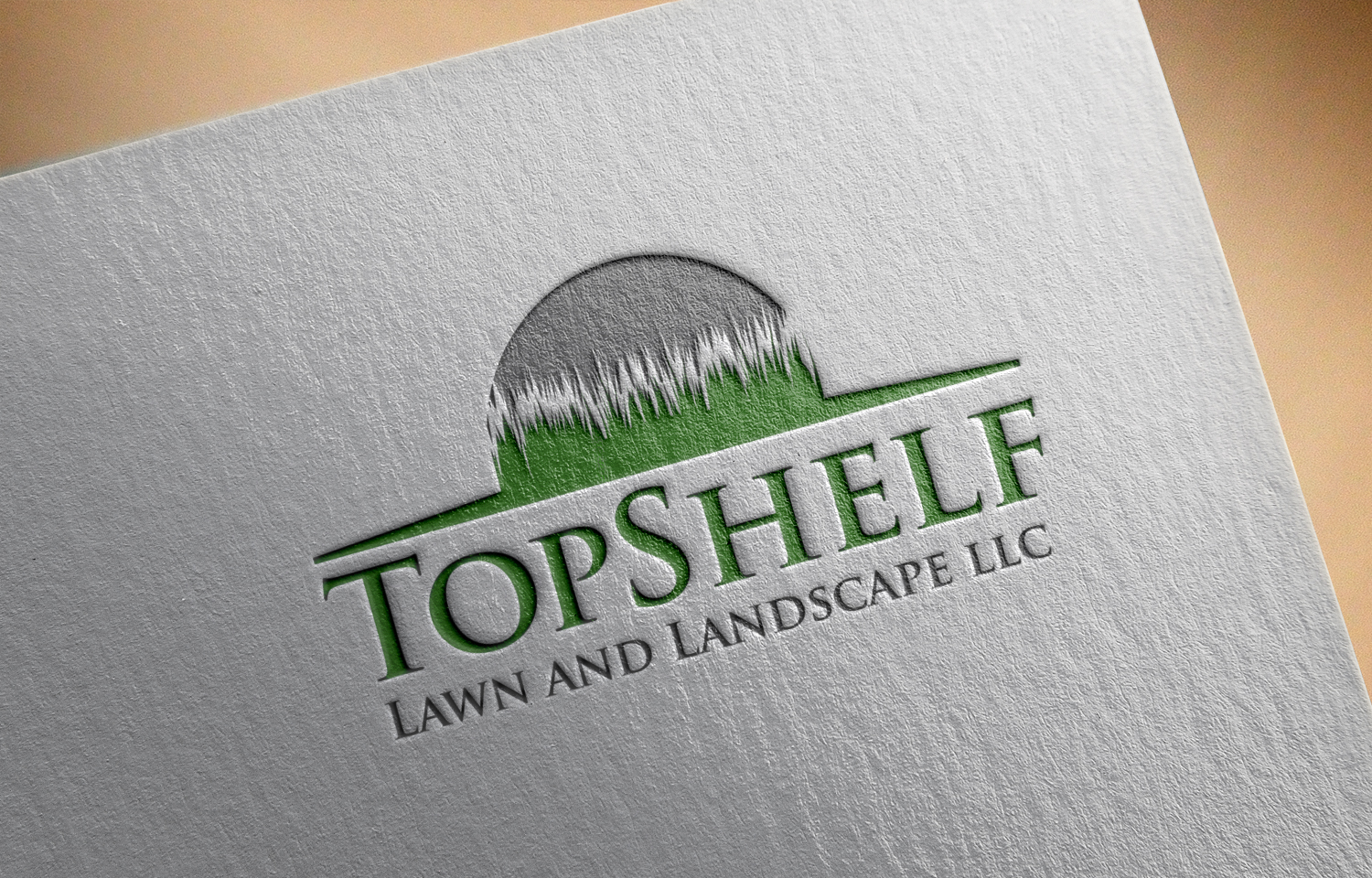 Logo Design by Khalik for Top shelf lawn and landscape | Design #11779808
