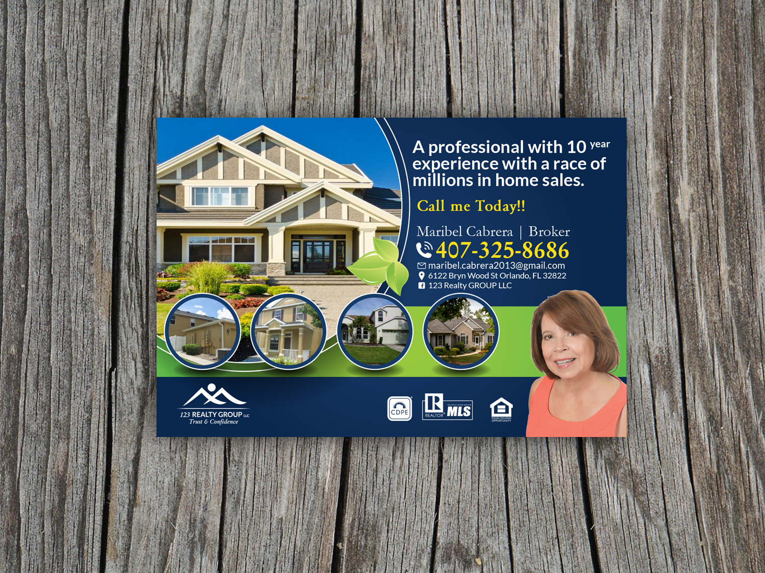Design de Carte Postale par Priyo Subarkah pour 123 Realty Group LLC | Design #11760769