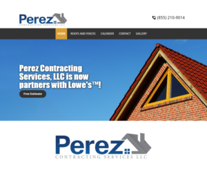 Diseño de Logo por SUDHEESH KV para Perez Contracting Services, LLC | Diseño: #11750694