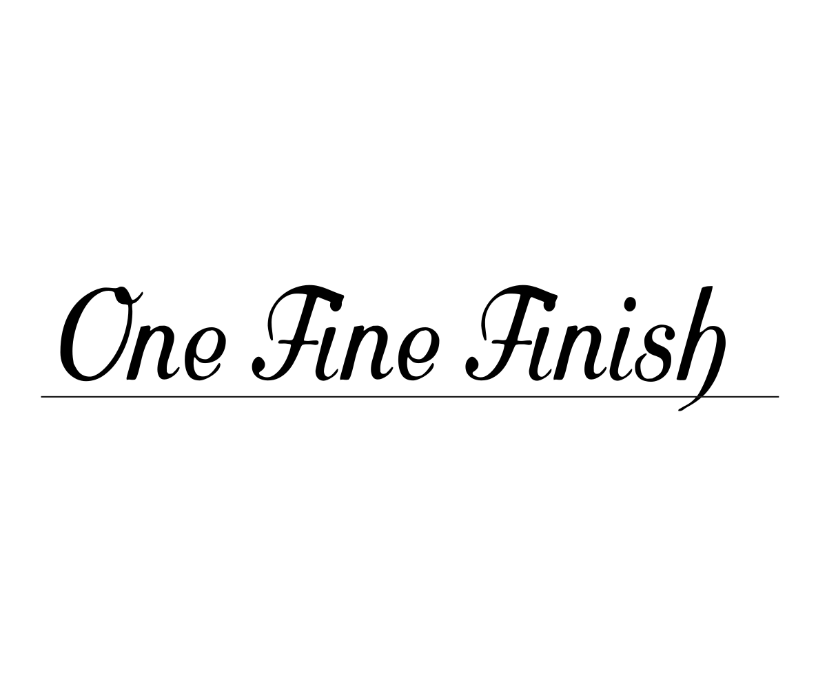 Logo Design by mewis for One Fine Finish | Design #11769391