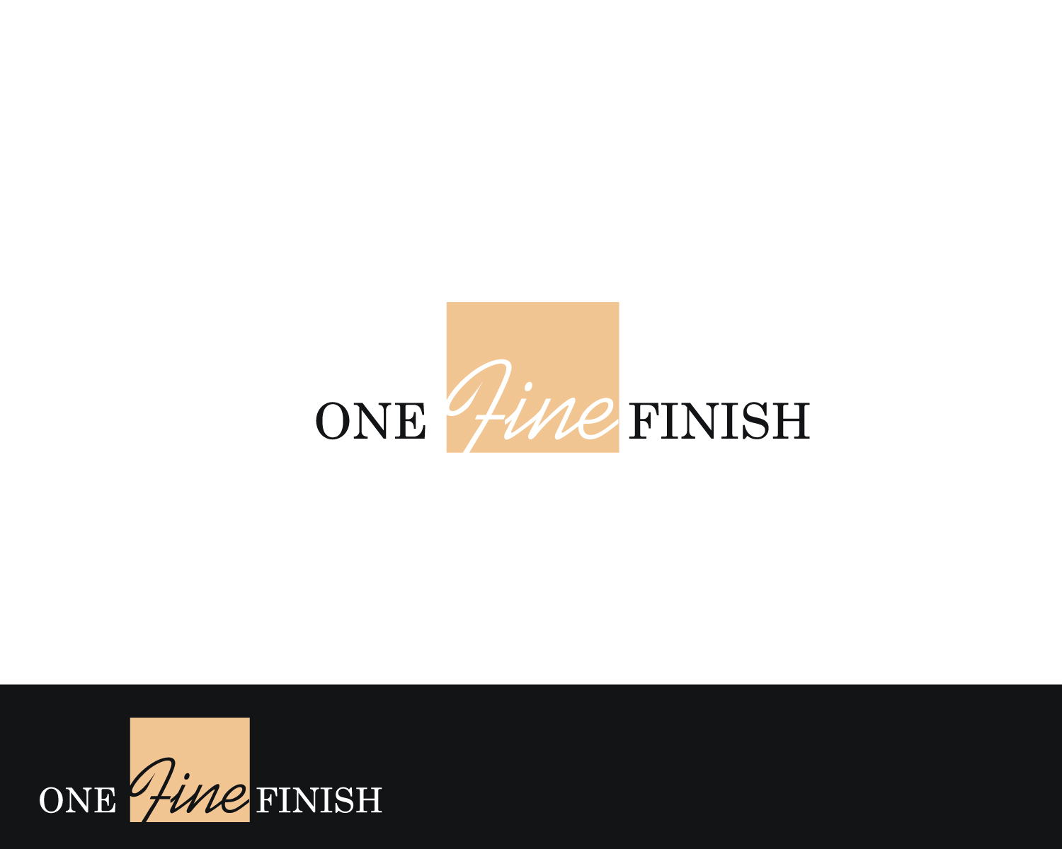Logo Design by Atec for One Fine Finish | Design #11756258