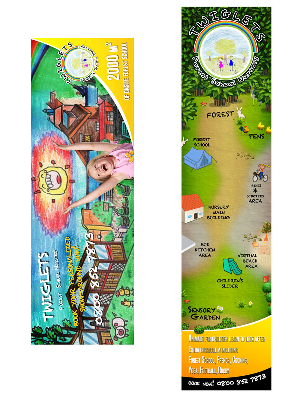 Brochure Design by Buney for Twiglets Forest School Nursery | Design #11839347