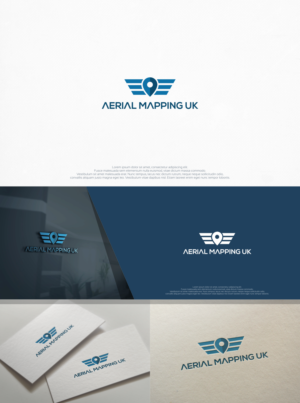 Logo Design by jenggot_merah_ for Aerial Mapping UK | Design: #11857573