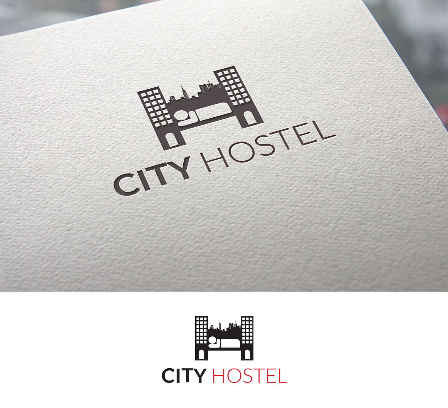 Diseño de Logo por Anooshaa Kachhia para City hostel  | Diseño #11770202