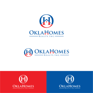 Logo Design by kenthuz for OklaHomes Realty, Inc. | Design: #11758012