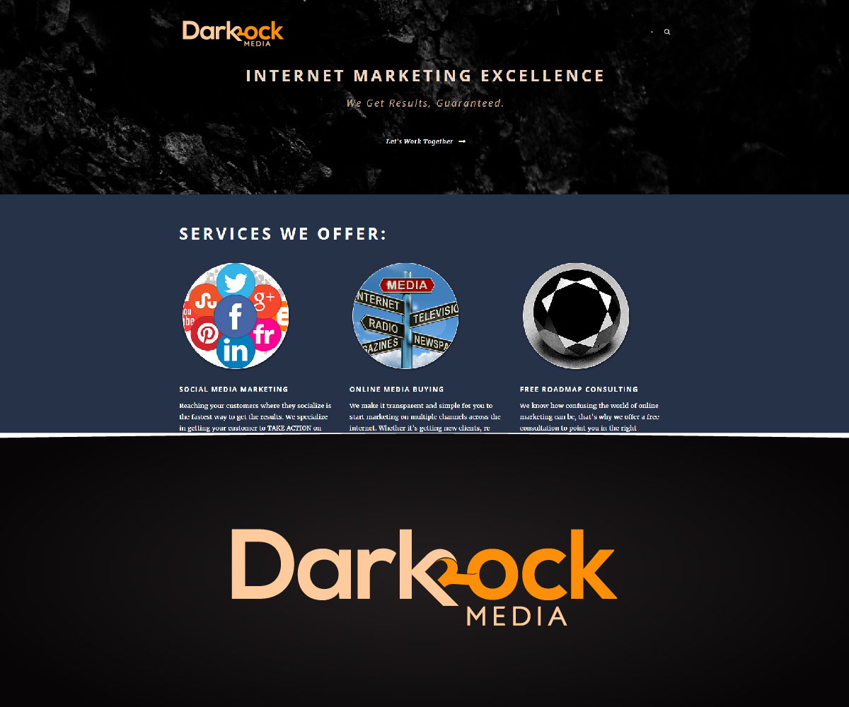 Logo Design by SUDHEESH KV for Dark Rock Media | Design #11805182