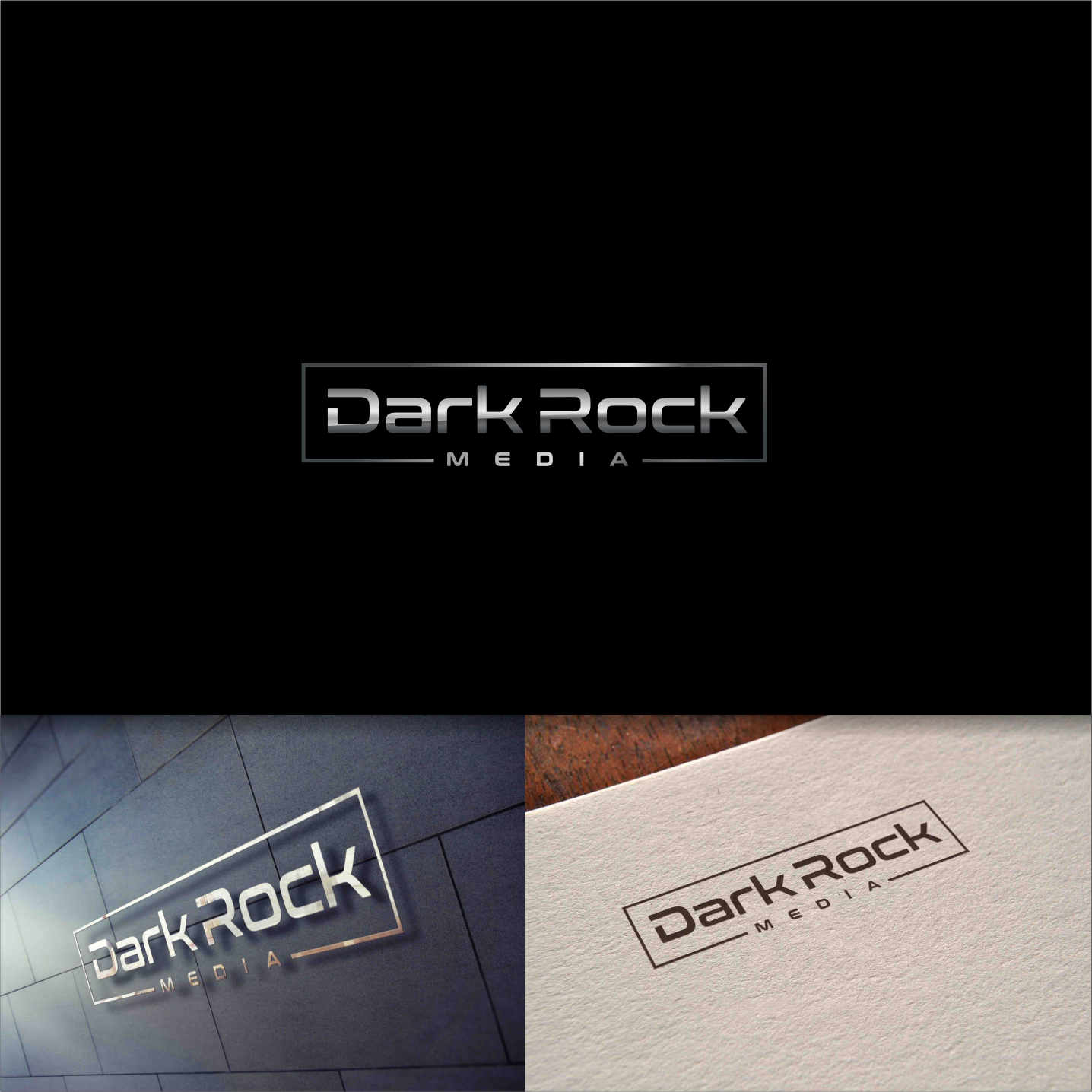 Logo Design by artswolf for Dark Rock Media | Design #11832448