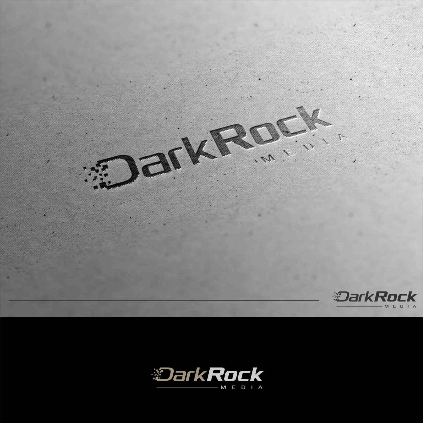 Logo Design by artswolf for Dark Rock Media | Design #11832466